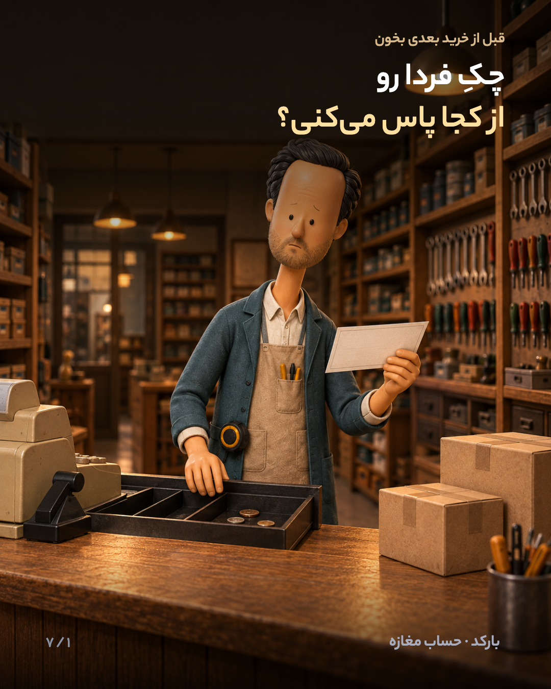 پیگیری سررسید چک‌ها؛ اسلاید ۱